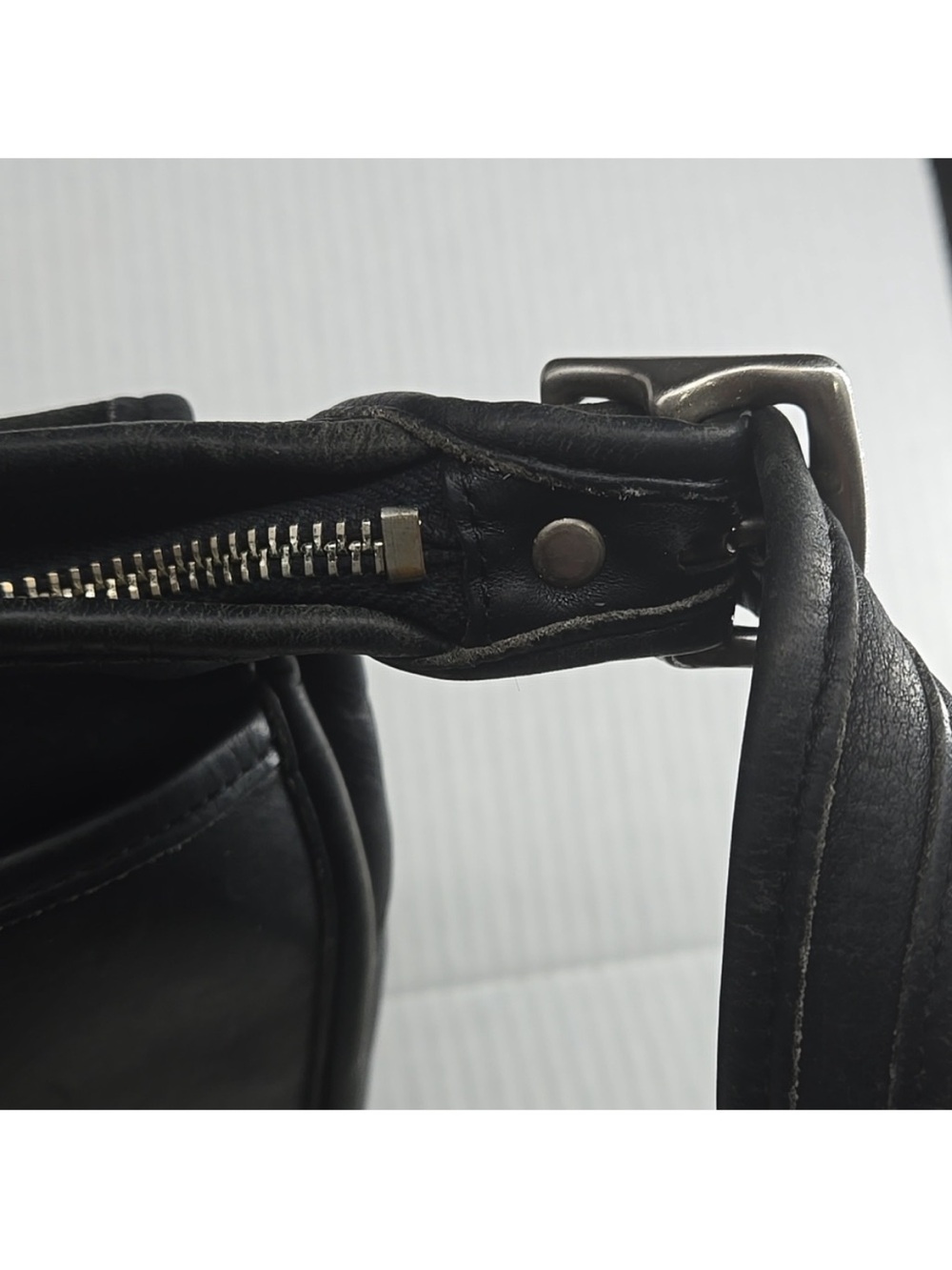 COACH Legacy Studio Flap Crossbody 9144 Black Leather - Picture 6 of 13